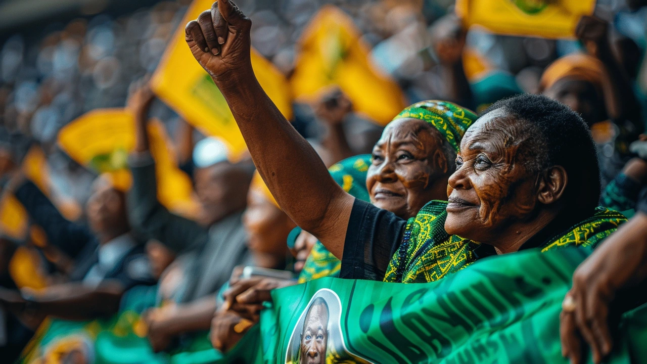 ANC Faces Historic Challenges at FNB Stadium Rally Amid South Africa's General Election