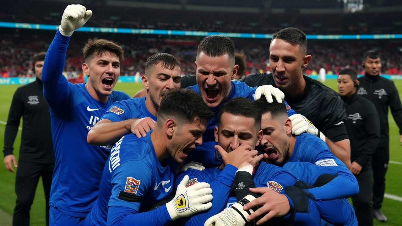 Greece Upsets Scotland 3‑0 to Earn League A Promotion